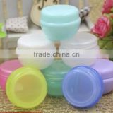 20g small volume Clear Transparent Plastic eye cream jar container with plastic lid cap pp cream jar