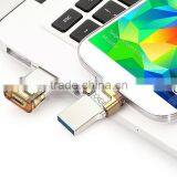 EAGET Wholesale Thumb Drive V80 Dual USB Smartphone Pen Drive USB Memory Stick