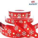 Guangzhou Rgb Packing co 2015 New Products Christmas Grosgrain Flower Pattern Ribbon thumbnail-2