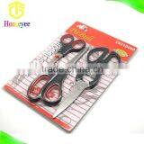 Rubber Handle Durable 3-pc Stainless Steel Household Scissors Set thumbnail-1