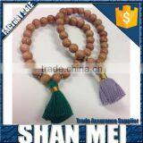 Natural Wood Bead Prayer Bracelets,Buddhist Wooden Rosary Beaded Bracelets thumbnail-2