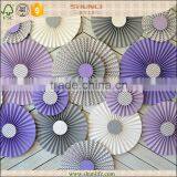 Wedding Decoration Purple Paper Decorative Medallions