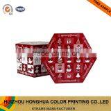 Handmade Paper Box Cardboard Decorative Hexagon Box Storage Box With Lid Candy Box thumbnail-4