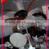 Hot Sell Round Tall Crystal Centerpiece Light Base 8 Inch Rechargeable Vase Led Centerpiece Light for Wedding/ Party thumbnail-2