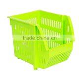 Colorful and Folding Plastic Storage Baskets for Daily Use thumbnail-3