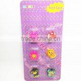 Fancy Flower Shaped Rubber Shoe Charm Promotional Wholesale PVC Kids Shoe Buckle