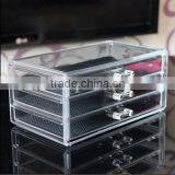 Acrylic Cosmetic Organizer With 3 Drawers thumbnail-2
