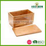 High Quality Wood Bread Box,bread Box With Bread Cutting Board, Bread Box thumbnail-2