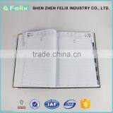 Wholesale In China Gold Edge Agenda Notebook With Blank Pages thumbnail-3