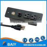 Factory Supply Hot Sale Custom Cord Length USB Power Outlets Plugs thumbnail-6