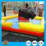 Customized Inflatable Bungee Bull Inflatable Bull Riding Machine Amusement Rides thumbnail-1