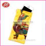 Customized Logo Yellow Color Microfiber Cloth for Mobile Phone Bag thumbnail-5