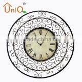 M2412 Antique Round Metal Wall Clock