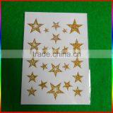 Gold Stars Glitter Powder Stickers thumbnail-1