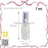 8ml High End Pump Sprayer Clear Glass Bottle for Travel Carry thumbnail-2