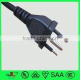 Brazil 3 Prong AC Electric Power Plug Lamp Cord With Plug for Sale thumbnail-1