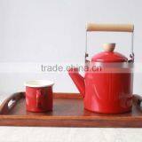 2016 High Grade Fashion 2.4L Water Kettles /Enamel Teapot/ Enamel Kettle Turkish Kitchen Cooking Kettle Jug thumbnail-3