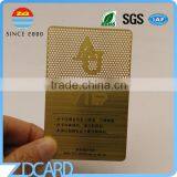 Custom Size Golden Color Metal Business Card thumbnail-6
