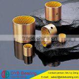 Bronze DX Sleeve Bushing,SF-2 POM Slide Bushing,oil Hole Steel Backing+POM Oiless Copper Bearing Bush thumbnail-3