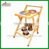 Folding Wooden Two-layer Home Tea Trolley thumbnail-1