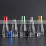 12ml Empty Bowling Shaped Stainless Steel Roller Clear Glass Roll on Deodorant Bottle for Perfume Packaging thumbnail-3