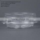 10" Hinged OPS Plastic Deep Pie Container, Plastic Clamshell Round Hinged Cake Container thumbnail-4