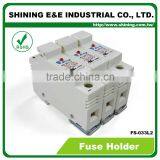 FS-033L2 With LED Indicator 380V 32A 3 Pole 10x38 Fuse Holder thumbnail-1