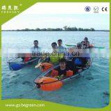 100% PC Plastic Crystal Clear Bottom Transparent Canoe /kayak for Sale thumbnail-3