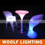 Modern Design Carly Salon and Party Used Shining Decorative LED Round Cocktail Table thumbnail-2