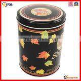 Factory Directly Tin Can Plain Black Tea Caddy Tin thumbnail-6