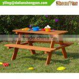 Outdoor Kids Wooden Picnic Table & Bench thumbnail-1