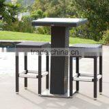 2017 TRADE ASSURANCE Outdoor Poly Rattan Woven Wicker New Model Bar Chair Furniture thumbnail-2