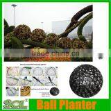 Hanging Flower Ball Round Flower Ball Shape Pot Sol Gardening Cheap Plastic Flower Pots Wholesale thumbnail-3