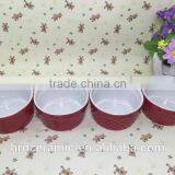Stocked Wholesale Solid Color Stoneware Ice Cream Bowl thumbnail-3