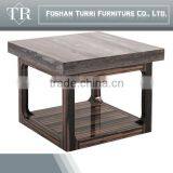 European Luxury Marble Wood Coffee Table for Living Room Set thumbnail-3