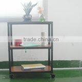 Tier Rolling Metal Shelf Display Storage Shelf thumbnail-1