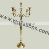 Gold Plated Candelabra Metal thumbnail-1