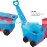 Plastic Storage Boxes With Wheels and Lid for Kid's Toys thumbnail-1