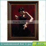 Dancing Girl Lady Oil Painting thumbnail-3