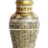 Stone Flower Vase With Painting, Corporate Gift thumbnail-1