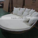 Round Rattan Outdoor Bed Outdoor Swing thumbnail-5