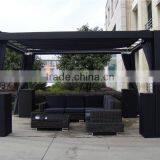 Outdoor Luxurious Rattan Pavilion Gazebo Garden Tent Supplies thumbnail-2