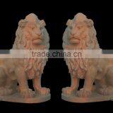 Yellow Stone Lions Statue for Sale thumbnail-1