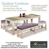 9166 Popular Outdoor Furniture Portable Rattan Bar Furniture With Bar Table and Stools thumbnail-1