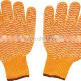 Orange PVC Criss Cross Acrylic Working Glove ZMR376