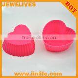 New Design Heat Resistant Silicone Cake Mould Cookie Cup thumbnail-1