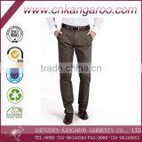 New Arrival Leisure Street Wear Trendy Regular Cut Washed Cotton Mens Chinos thumbnail-1