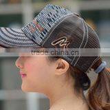 Female Summer Sun Hat Leisure Outdoor Net Cap Baseball Cap Cap Summer Together Hat Sun Hat thumbnail-3
