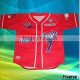 Custom polyester baseball jersey subliamted gym fashion baseball shirts vintage print baseball suits shorts socks