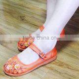 Cheap Lady Embroidered Casual Sandals Stock 140703b